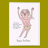 Eat Mielies Weird Illustration Grußkarte "Old lady boobs" | Lustige Geburtstagskarte | Eat Mielies