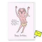 Eat Mielies Weird Illustration Grußkarte "Old lady boobs" | Lustige Geburtstagskarte | Eat Mielies