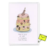 Eat Mielies Weird Illustration Grußkarte "Penis birthday cake" | Geburtstagskarte | Eat Mielies