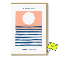 Miles Tewson Grußkarte "Wishing You Happy Birthday" | Schöne Klappkarte | Miles Tewson