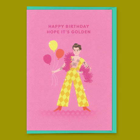 Ohh Deer Grußkarte "Harry Styles Golden" | Geburtstagskarte | Ohh Deer