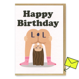 Studio Boketto Grußkarte "LOL Birthday (Girl)" | Geburtstagskarte | Studio Boketto