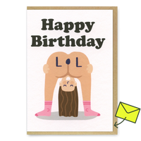 Studio Boketto Grußkarte "LOL Birthday (Girl)" | Geburtstagskarte | Studio Boketto