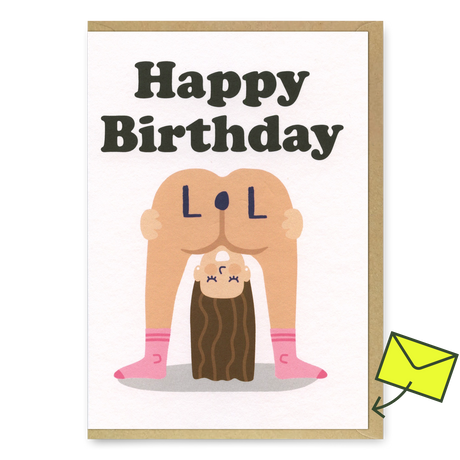 Studio Boketto Grußkarte "LOL Birthday (Girl)" | Geburtstagskarte | Studio Boketto