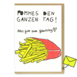 Superjuju Grußkarte "Happy Birthday Pommes" | Geburtstagskarte | Superjuju