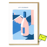 Miles Tewson Grußkarte "Let´s celebrate" | Schöne Klappkarte | Miles Tewson