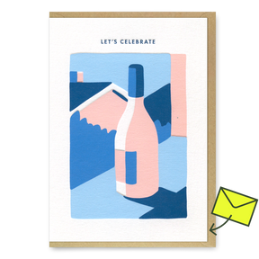 Miles Tewson Grußkarte "Let´s celebrate" | Schöne Klappkarte | Miles Tewson