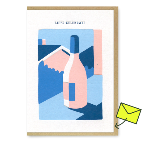 Miles Tewson Grußkarte "Let´s celebrate" | Schöne Klappkarte | Miles Tewson