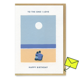 Miles Tewson Grußkarte "To the one i love" | Schöne Klappkarte | Miles Tewson