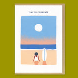 Miles Tewson Grußkarte "Time to celebrate" | Schöne Klappkarte | Miles Tewson