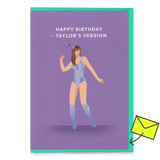 Ohh Deer Grußkarte "Happy Birthday Taylor´s Version" | Schöne Klappkarte | Ohh Deer