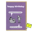 Modern Toss Grußkarte "Birthday Present" | Lustige Klappkarte | Modern Toss