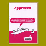 Modern Toss Grußkarte "Appraisal Cunts Upstairs" | Witzige Klappkarte | Modern Toss