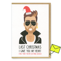 Studio Boketto Grußkarte "Last Christmas" | Weihnachtskarte | Studio Boketto