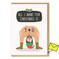 Studio Boketto Grußkarte "All i want for Christmas" | Weihnachtskarte | Studio Boketto