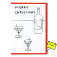 David Shrigley Grußkarte "Merry Christmas poison" | David Shrigley