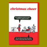 Modern Toss Grußkarte "Christmas Cheer Wine" | Modern Toss