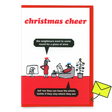Modern Toss Grußkarte "Christmas Cheer Wine" | Modern Toss