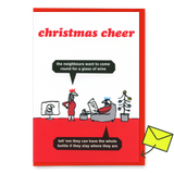 Modern Toss Grußkarte "Christmas Cheer Wine" | Modern Toss
