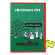 Modern Toss Grußkarte "Christmas List" | Modern Toss