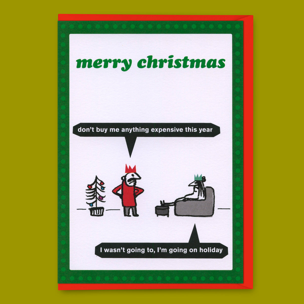 Modern Toss Grußkarte "Expensive gift" | Lustige Klappkarte | Modern Toss