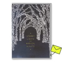 Grußkarte Ohh Deer “Starry Nights” | Karte mit Sternenhimmel