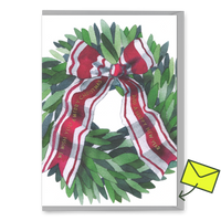Grußkarte Ohh Deer “Christmas Wreath” | Karte mit Kranzmotiv