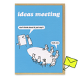 Modern Toss Grußkarte "Ideas Meeting" | Lustige Klappkarte | Modern Toss