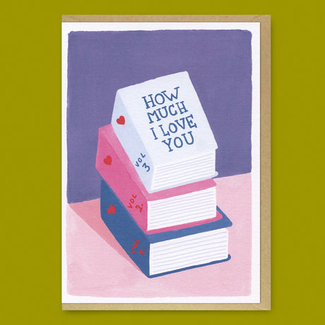 ALL THE WAYS TO SAY Grußkarte “How much I love you” | Herzbotschaft mit Gefühl | ALL THE WAYS TO SAY