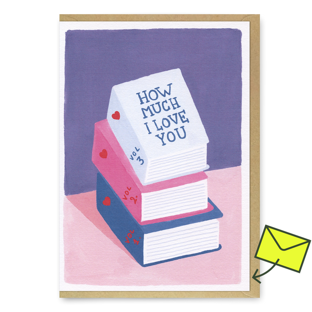 ALL THE WAYS TO SAY Grußkarte “How much I love you” | Herzbotschaft mit Gefühl | ALL THE WAYS TO SAY