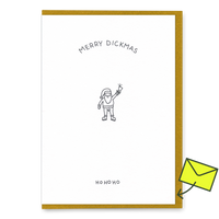 Dicks Don't Lie Grußkarte "Ho Ho Ho" | Weihnachtskarte | Dicks Don't Lie