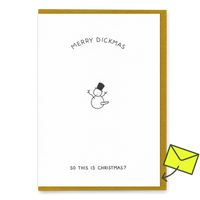 Dicks Don't Lie Grußkarte "So this is christmas" | Weihnachtskarte | Dicks Don't Lie