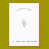 Dicks Don’t Lie Grußkarte “Under the Tree” | Weihnachtlich & romantisch | Dicks Don’t Lie
