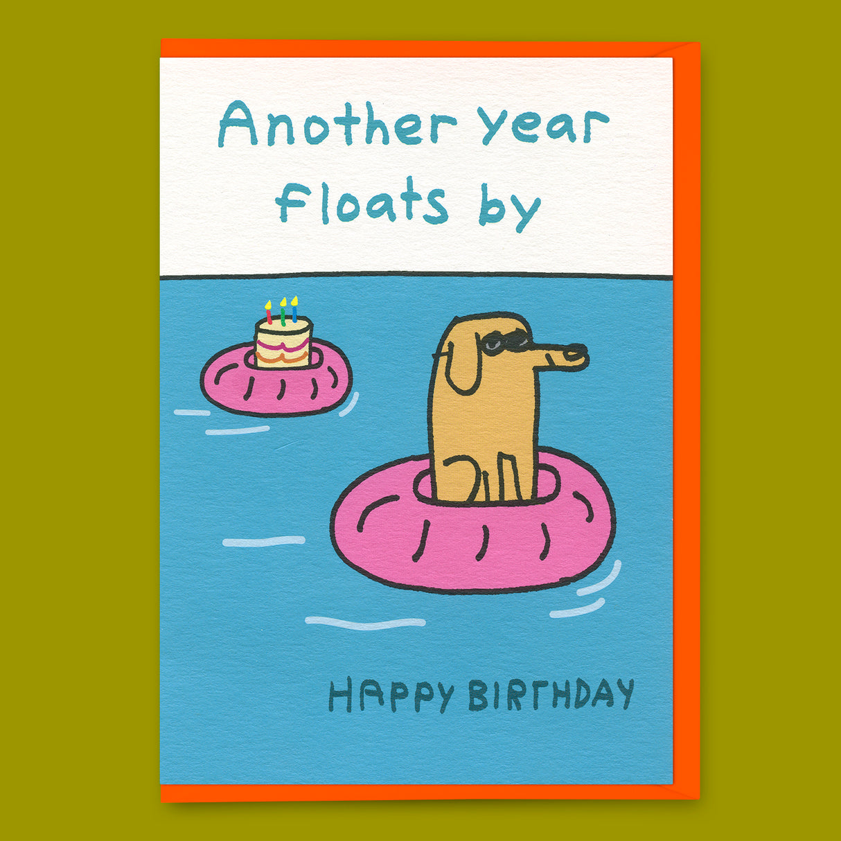 Ohh Deer Grußkarte “Another Year flows by” | Zeit vergeht, Stil bleibt | Ohh Deer