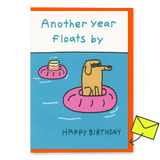 Ohh Deer Grußkarte “Another Year flows by” | Zeit vergeht, Stil bleibt | Ohh Deer
