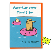 Ohh Deer Grußkarte “Another Year flows by” | Zeit vergeht, Stil bleibt | Ohh Deer