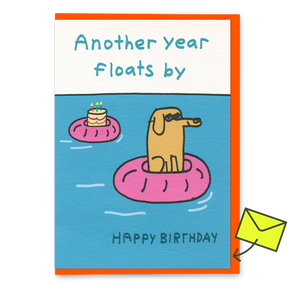 Ohh Deer Grußkarte “Another Year flows by” | Zeit vergeht, Stil bleibt | Ohh Deer