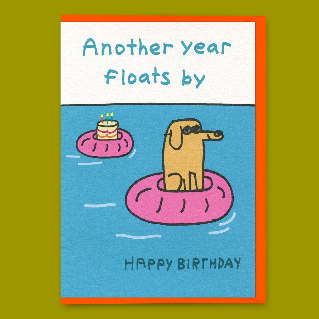 Ohh Deer Grußkarte “Another Year flows by” | Zeit vergeht, Stil bleibt | Ohh Deer