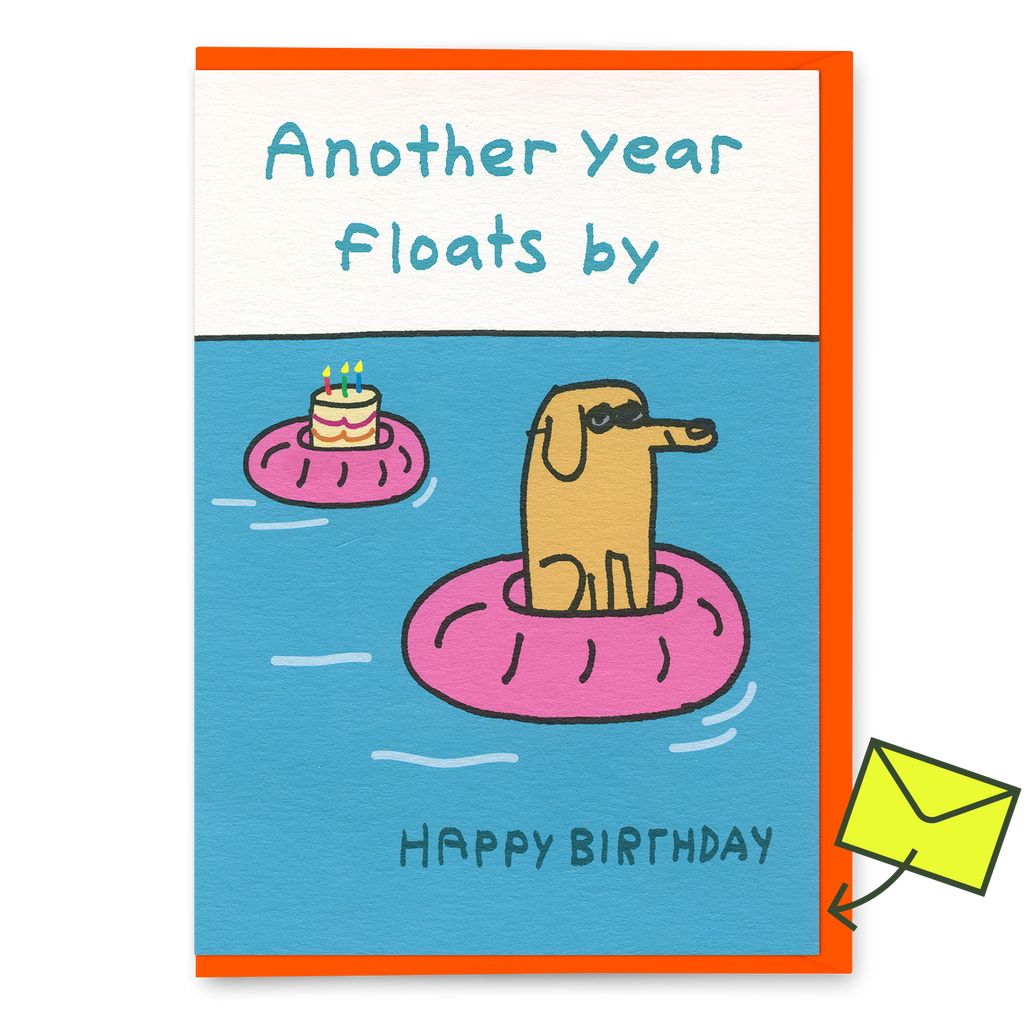 Ohh Deer Grußkarte “Another Year flows by” | Zeit vergeht, Stil bleibt | Ohh Deer