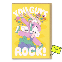 Studio Boketto Grußkarte “You Guys Rock” | Für richtig starke Geburtstagshelden | Studio Boketto