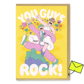 Studio Boketto Grußkarte “You Guys Rock” | Für richtig starke Geburtstagshelden | Studio Boketto