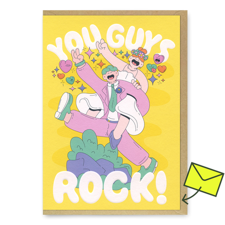 Studio Boketto Grußkarte “You Guys Rock” | Für richtig starke Geburtstagshelden | Studio Boketto