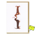 ALL THE WAYS TO SAY Grußkarte “Dachshund Lovers” | Für echte Dackel-Fans | ALL THE WAYS TO SAY