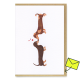 ALL THE WAYS TO SAY Grußkarte “Dachshund Lovers” | Für echte Dackel-Fans | ALL THE WAYS TO SAY