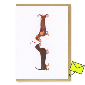 ALL THE WAYS TO SAY Grußkarte “Dachshund Lovers” | Für echte Dackel-Fans | ALL THE WAYS TO SAY