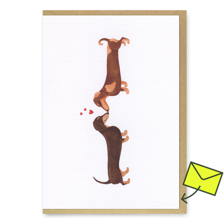 ALL THE WAYS TO SAY Grußkarte “Dachshund Lovers” | Für echte Dackel-Fans | ALL THE WAYS TO SAY