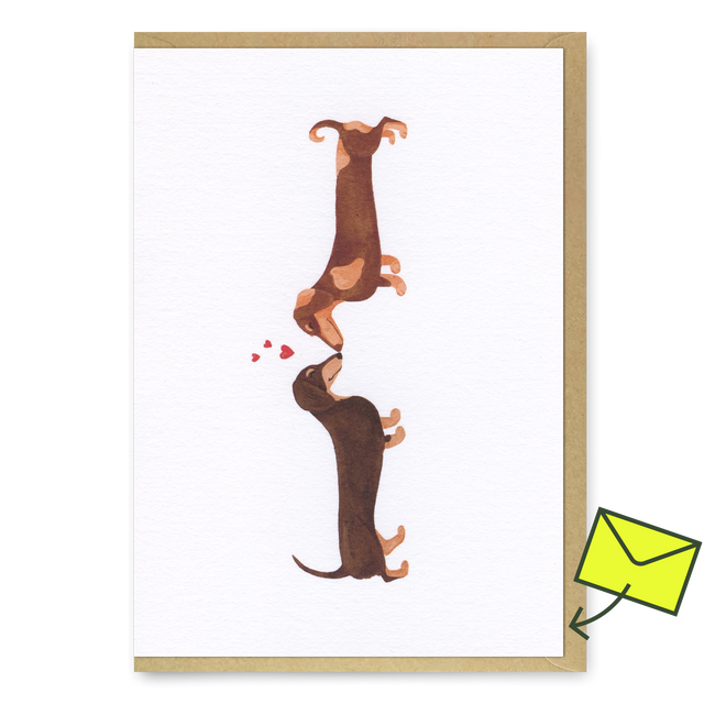 ALL THE WAYS TO SAY Grußkarte “Dachshund Lovers” | Für echte Dackel-Fans | ALL THE WAYS TO SAY