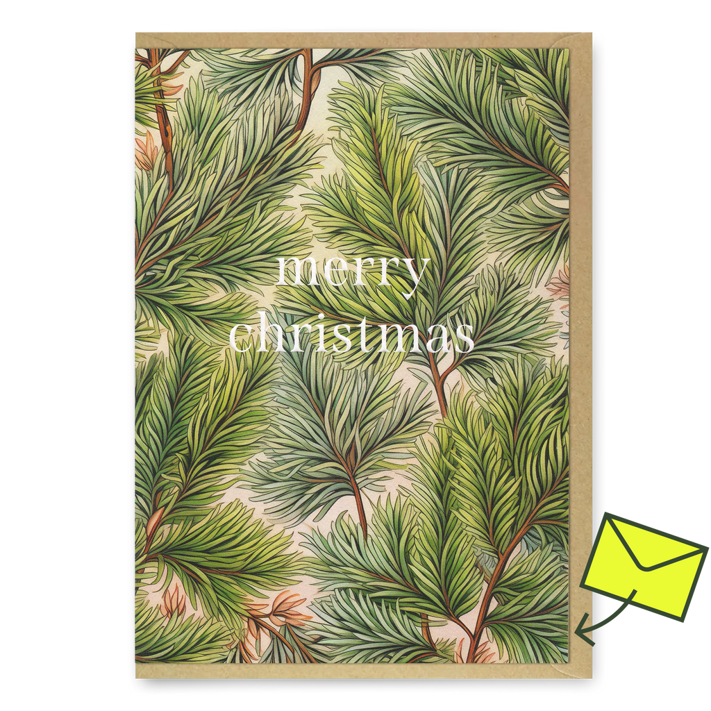 Ohh Deer Grußkarte “Merry Christmas Green” | Weihnachtlich & klassisch | Ohh Deer