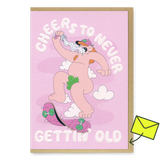 Studio Boketto Grußkarte “Gettin Old” | Witziger Spruch zum Geburtstag | Studio Boketto