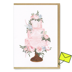 ALL THE WAYS TO SAY Grußkarte “Congrats Wedding Cake” | Stilvolle Glückwünsche zur Hochzeit | ALL THE WAYS TO SAY